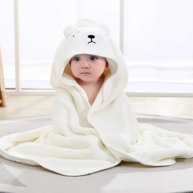 Cartoon Animal Baby Bath Towels - https://Emporiumcore.com