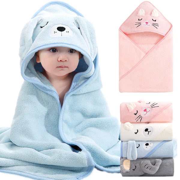 Cartoon Animal Baby Bath Towels - https://Emporiumcore.com