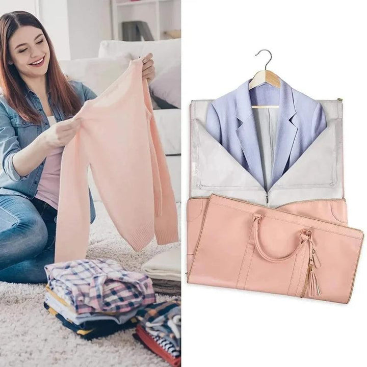 Foldable Women's Travel Convenient Carry-On Clothing Bag - https://Emporiumcore.com